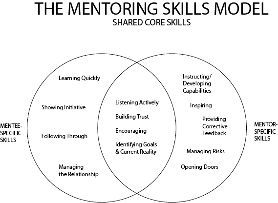 Mentoring Skills Venn Diagram